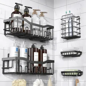 Adhesive Shower Caddy test two