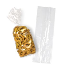 1000 Pack Gusseted Poly Bags (5x3x15 in) - 1.5 Mil Thickness