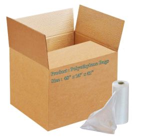 Clear Low Density Polyethylene (LDPE) Equipment Covers, 1.5 mil thickness, 48 x 14 x 41 inches