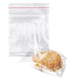 Polypropylene Co-Extruded Bags (1000 count), Clear 5x5 + 1.5 LP Lip and Tape Resealable