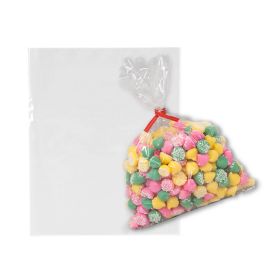 500 Count 10x12 Inch Flat Bags - Heavy Duty 2 Mil LDPE
