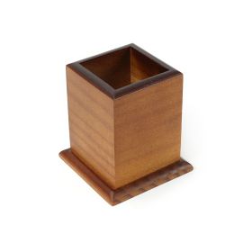 HAWOK Wood Toothpick Holder, Square Toothpick container, for Home, Kitchen, Restaurant