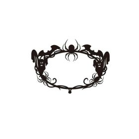 CIFbuy Gothic Bat Spiderweb Ghost Wall Hanging Halloween Decor For Indoor Outdoor Party Home Living Room (TikTok, Temu Pick-up Service) (Option: defaulttitle)