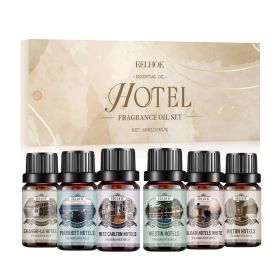 Hotel Fragrance Oil Set, 6 Pack Premium Scented Oils For Diffuser, Candle Making & Room Spray, Aromatherapy Essential Oils Gift Set For Home Deco (Option: 1box)
