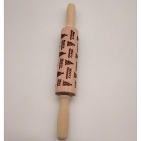 Rolling Pin Christmas Embossing (Option: Merry Christmas 35cm)