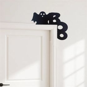 CIFbuy Spooky Ghost Door Hanger Halloween Door Decor Wall Art Home Decor For Bedroom Living Room (TikTok, Temu Pick-up Service) (Option: defaulttitle)