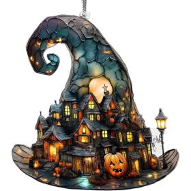 Cute Ghost Ornament Halloween Decor, Cute Ghost Gift For Book Lovers (Option: Black)
