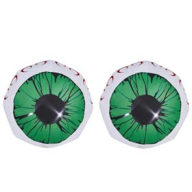 2 Packs Halloween Inflatables Large Set Of Lighted Eyes Decoration, 3FT Blow Ups Green Eyes For Yard, Inflatable Halloween Decor Outdoor With LED (Option: HalloweenDecoration)
